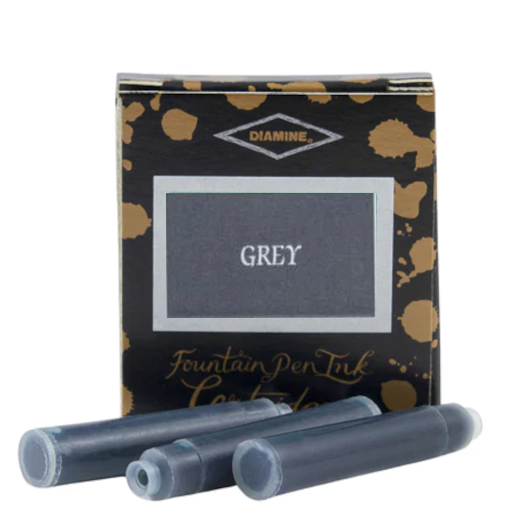 Diamine Ink Cartridges - Grey