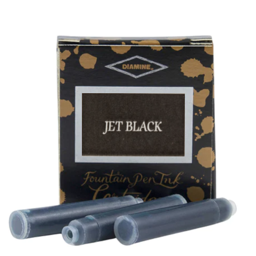 Diamine Ink Cartridges - Jet Black