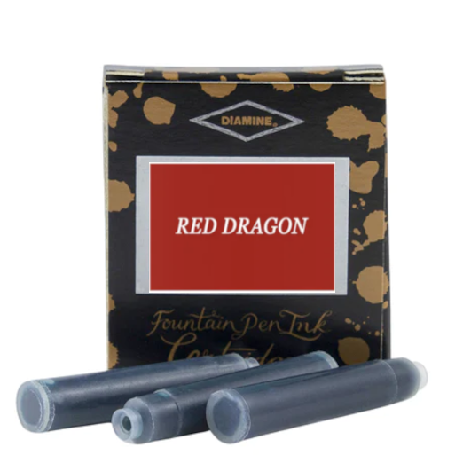 Diamine Ink Cartridges - Red Dragon