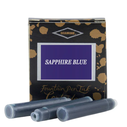 Diamine Ink Cartridges - Sapphire Blue