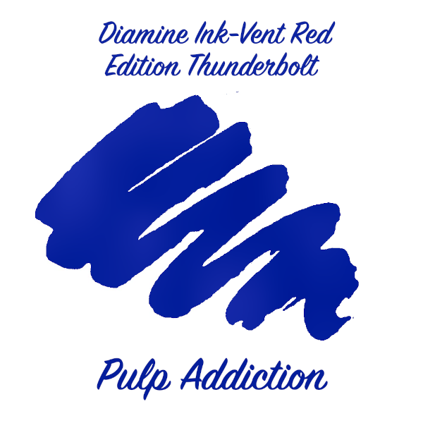 Diamine Ink-Vent Red Edition - Thunderbolt - 2ml Sample — Pulp Addiction