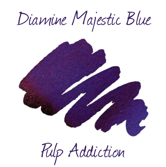 Diamine Fountain Pen Ink Majestic Blue 30ml Bottle — Pulp Addiction