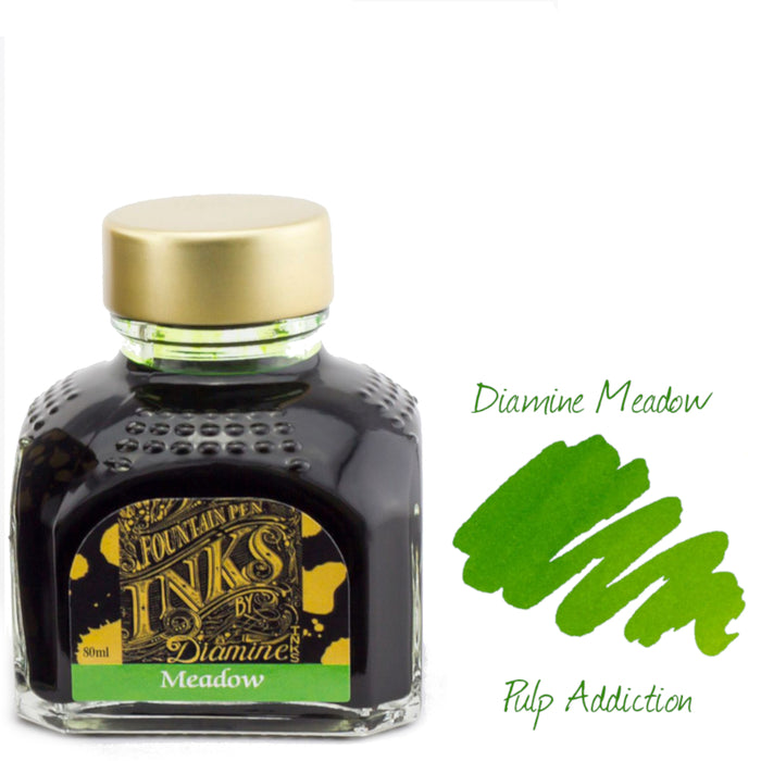 Diamine Fountain Pen Ink - Meadow 80ml Bottle