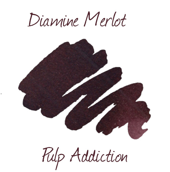 Diamine Fountain Pen Ink - Merlot 80ml Bottle