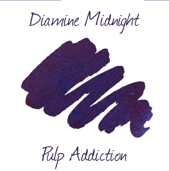 Diamine Fountain Pen Ink - Midnight 30ml Bottle