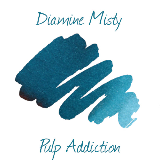 Diamine Fountain Pen Ink - Misty Blue 30ml Bottle