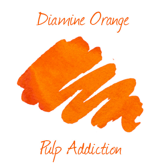 Diamine Fountain Pen Ink - Orange 80ml Bottle