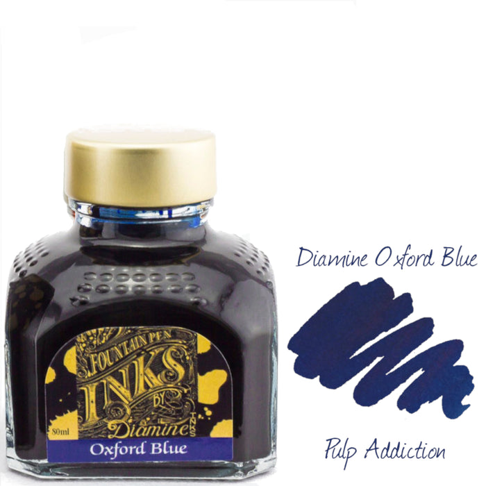 Diamine Fountain Pen Ink - Oxford Blue 80ml Bottle