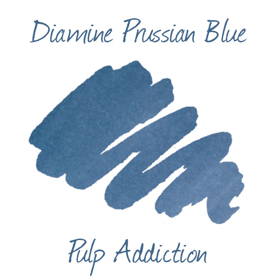 Diamine Fountain Pen Ink - Prussian Blue 30ml Bottle