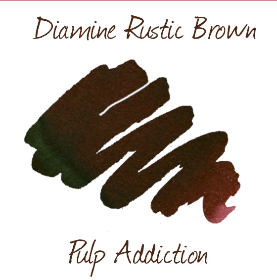 Diamine Fountain Pen Ink - Rustic Brown 30ml Bottle