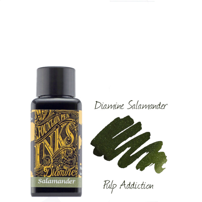 Diamine Fountain Pen Ink - Salamander 30ml Bottle