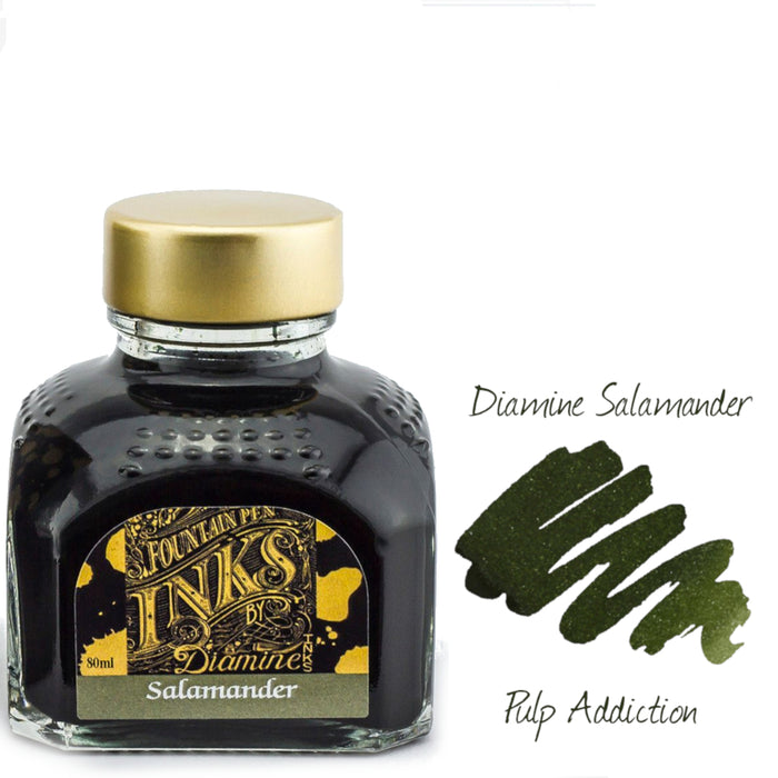 Diamine Fountain Pen Ink - Salamander 80ml Bottle