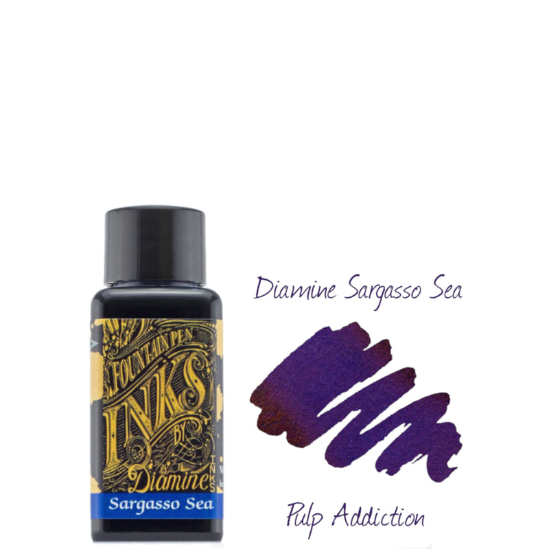 Diamine Fountain Pen Ink - Sargasso Sea 30ml Bottle