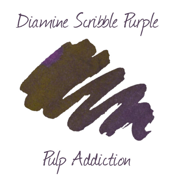 Diamine Fountain Pen Ink - Scribble Purple 80ml Bottle