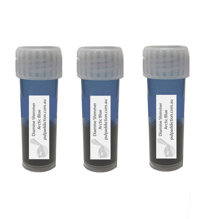 Diamine Arctic Blue Shimmer - 2ml Sample