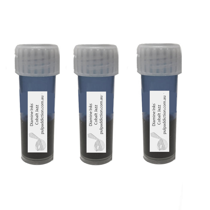 Diamine Cobalt Jazz Shimmer - 2ml Sample