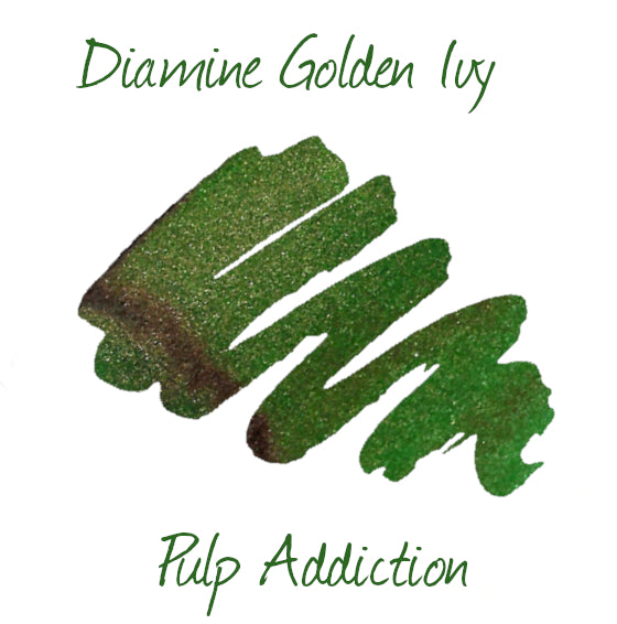 Diamine Golden Ivy Shimmer - 2ml Sample
