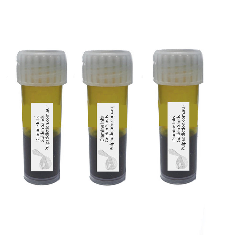 Diamine Golden Sands Shimmer - 2ml Sample