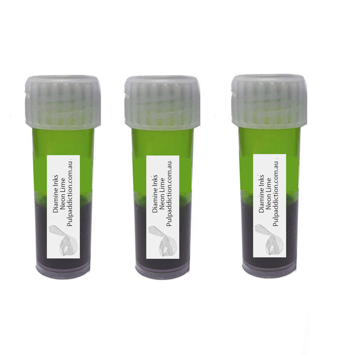 Diamine Neon Lime Shimmer - 2ml Sample