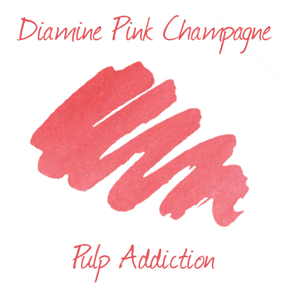 Diamine Pink Champagne Shimmer - 2ml Sample