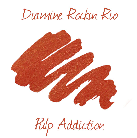 Diamine Shimmer Fountain Pen Ink - Rockin Rio 50ml Bottle