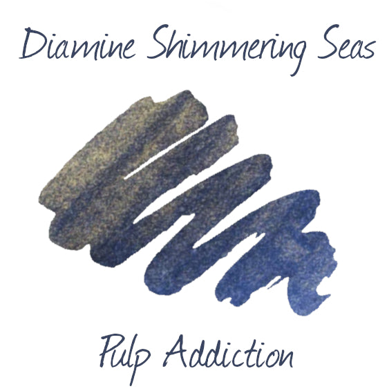 Diamine Shimmer Fountain Pen Ink - Shimmering Seas 50ml Bottle