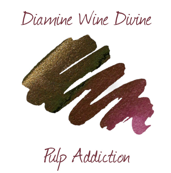 Diamine Wine Divine Shimmer - 2ml Sample