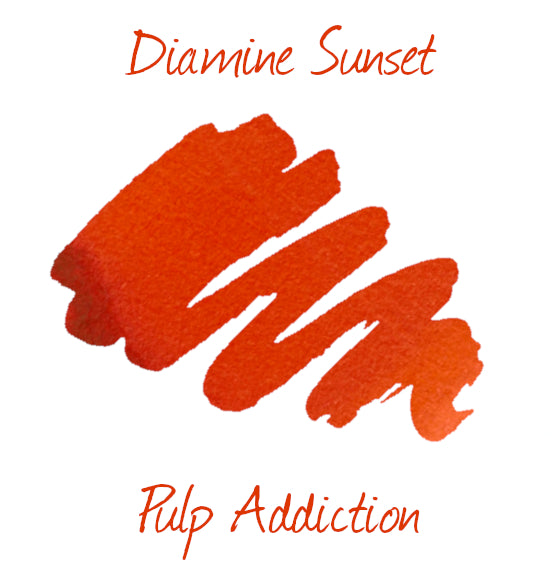 Diamine Fountain Pen Ink - Sunset 80ml Bottle