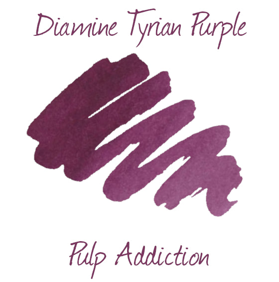 Diamine Fountain Pen Ink - Tyrian Purple 30ml Bottle