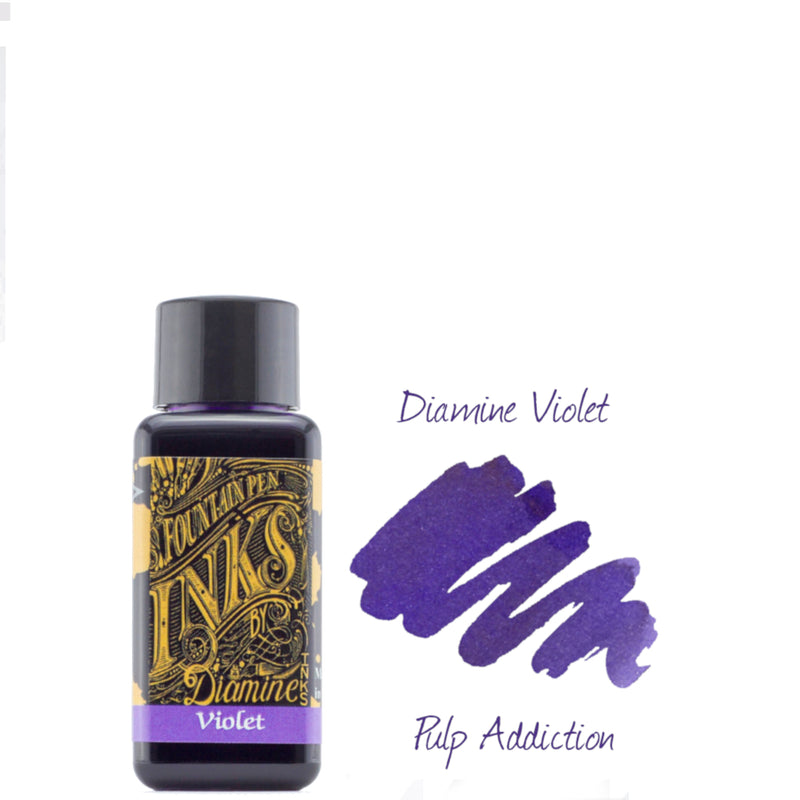Diamine Fountain Pen Ink - Violet 30ml Bottle