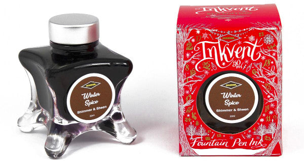 Diamine Red Edition Ink Bottle - Winter Spice - Shimmer & Sheen - 50ml