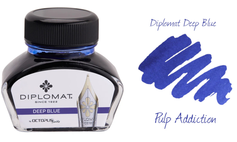 Diplomat Deep Blue Ink - 30ml — Pulp Addiction