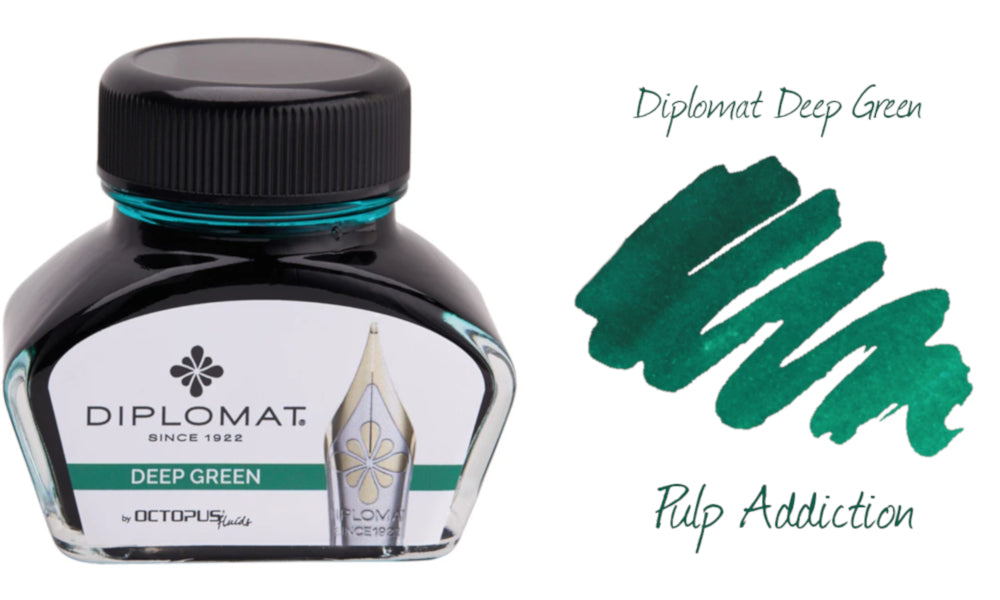 Diplomat Deep Green Ink - 30ml