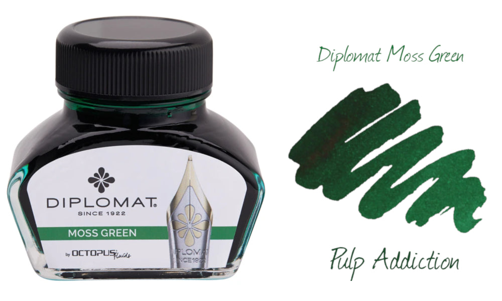 Diplomat Moss Green Ink - 30ml