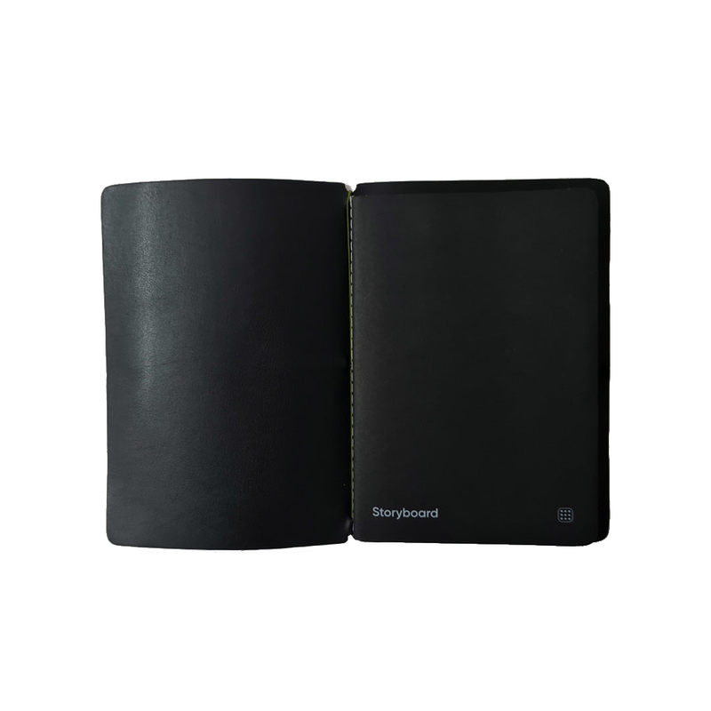 Endless Explorer - Refillable Cactus Leather Journal Regalia Paper - Black
