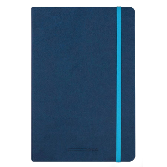 Endless A5 Recorder Notebook - Blue Deep Ocean, Ruled - 80gsm Regalia Paper