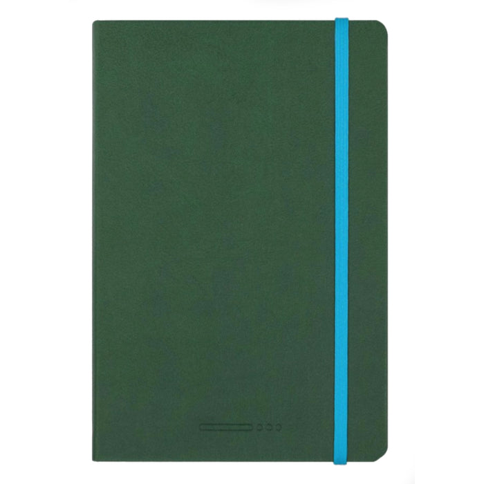 Endless A5 Recorder Notebook - Green Forest Canopy, Dotted - 80gsm Regalia Paper
