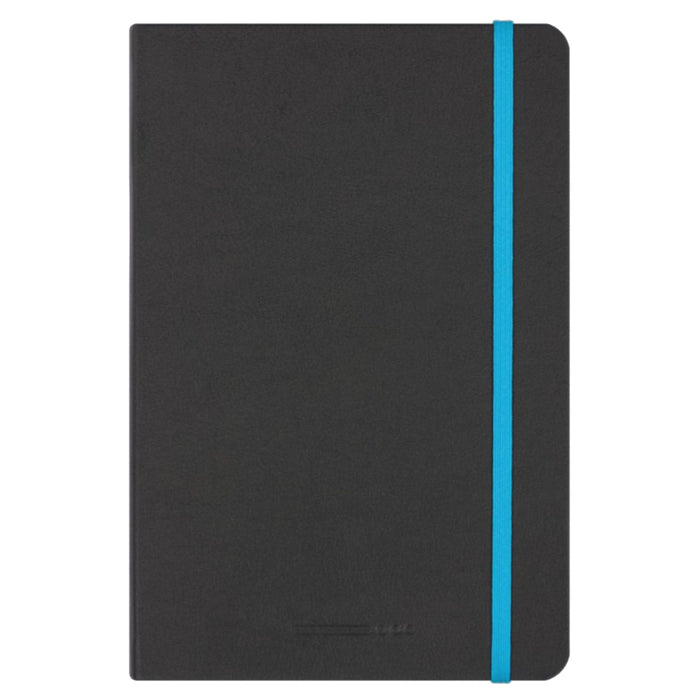 Endless Works A5 Recorder Notebook - Black Infinite Space, Ruled - 80gsm