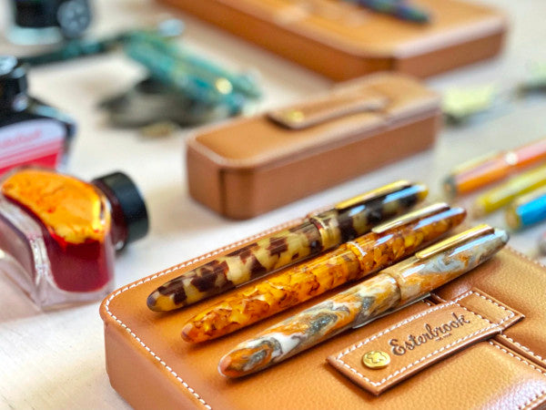 Esterbrook British Tan Double Pen Nook