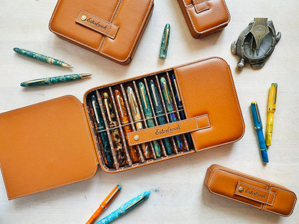 Esterbrook British Tan Double Pen Nook