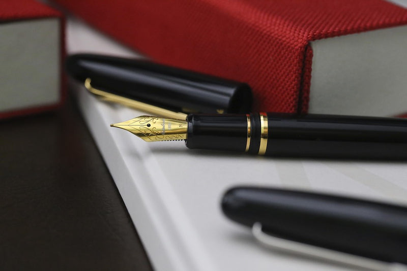 Esterbrook Estie Ebony Fountain Pen - Gold Trim