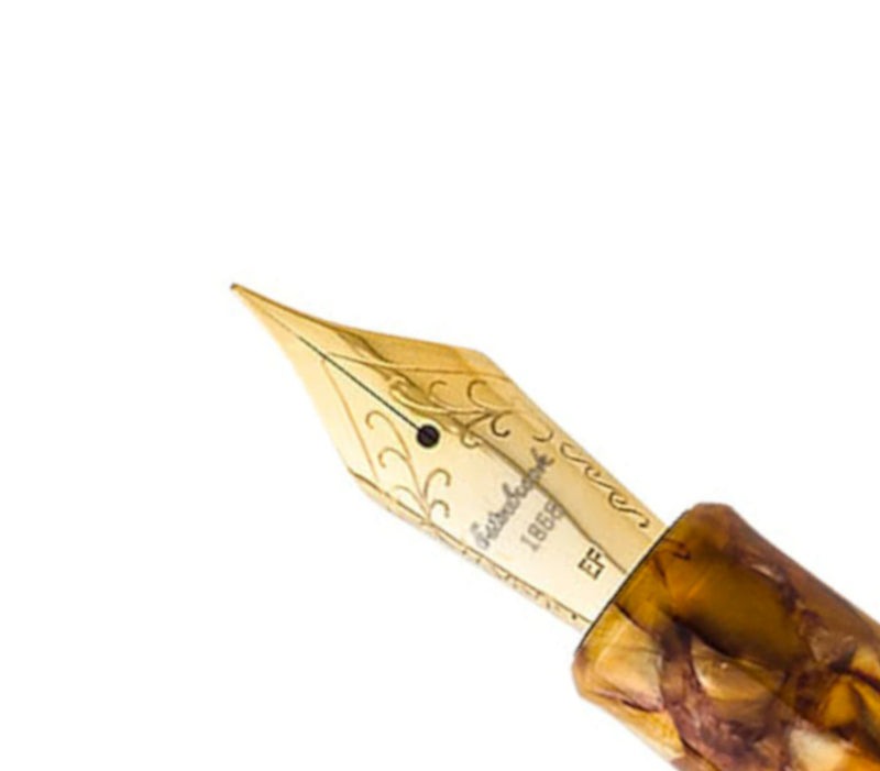 Esterbrook Estie Honeycomb Fountain Pen - Gold Trim, Custom Nib