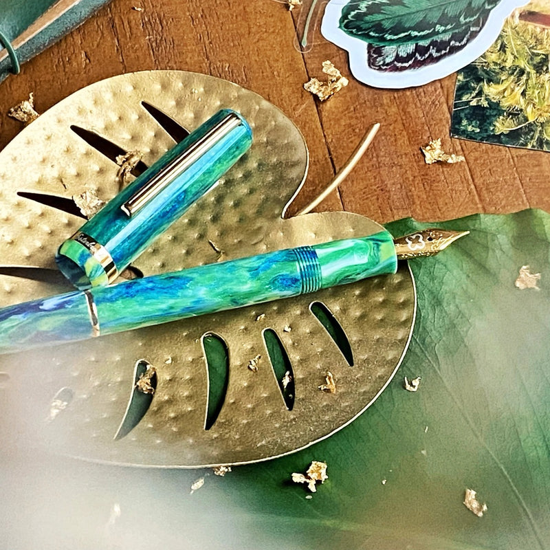 Esterbrook JR Pocket Limited Edition Fountain Pen Beleza - Gold Trim