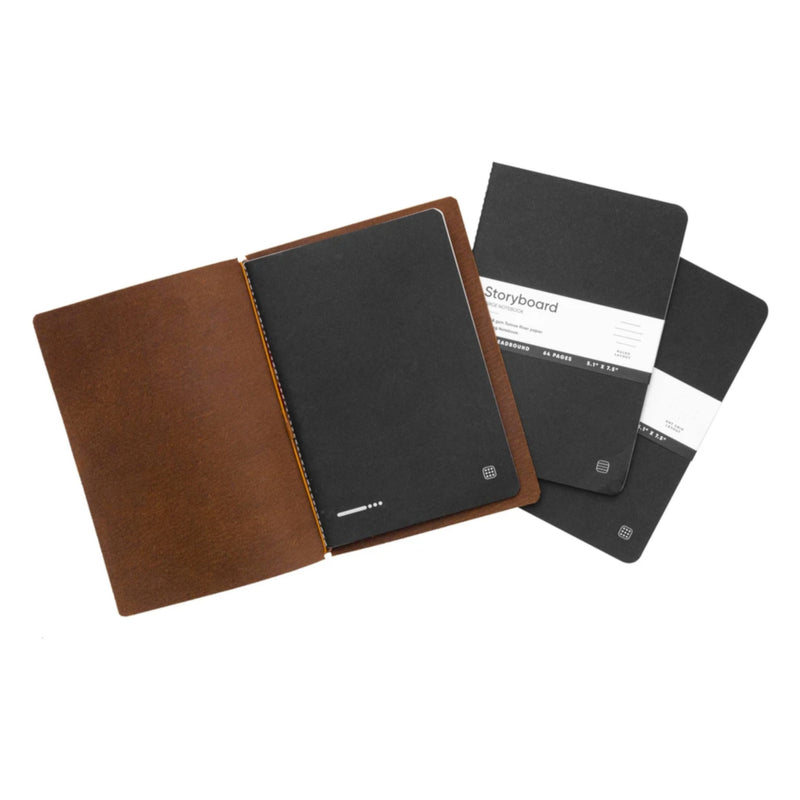 Endless Explorer - Refillable Leather Journal Regalia Paper - Brown