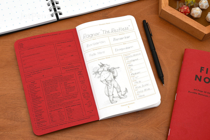 Field Notes 5E Character Journals, 2 Pack