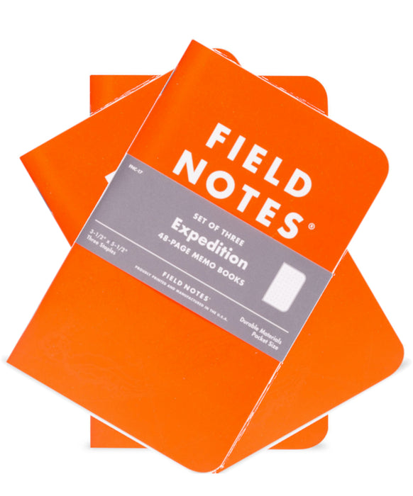 Field Notes Expedition Waterproof Dot Notebooks (Set 3)