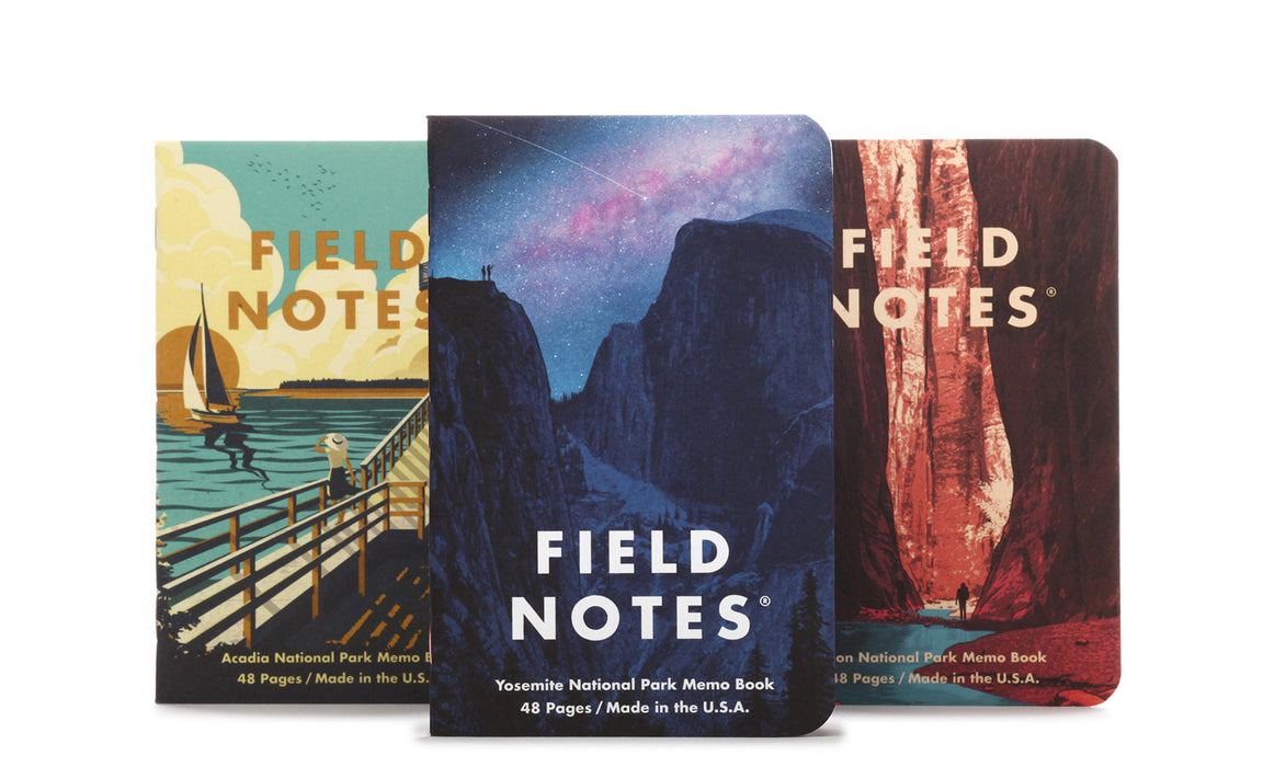 Field Notes National Parks - Series A