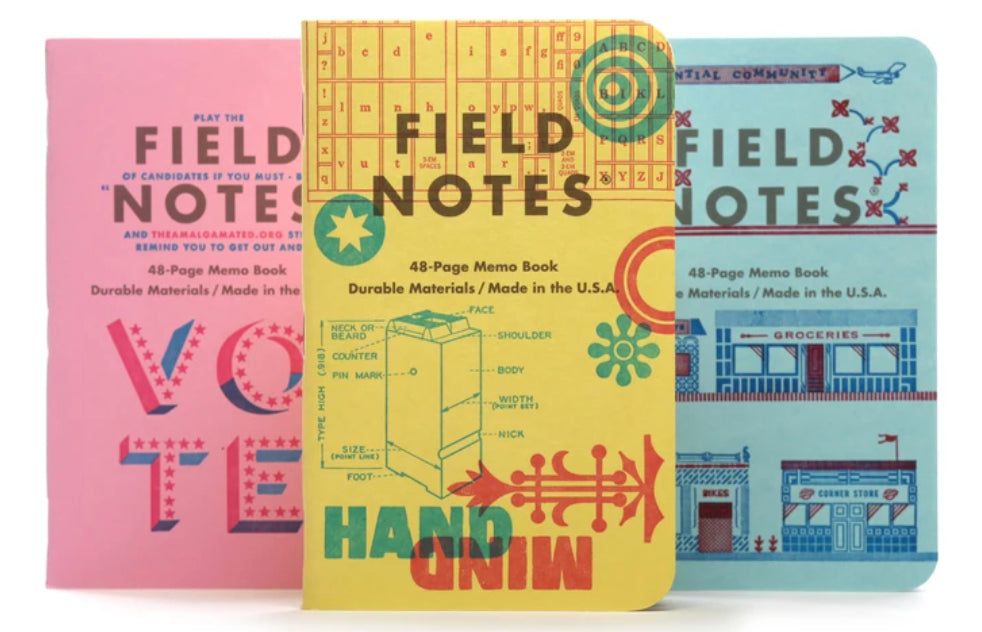 Field Notes United States of Letterpress - Series C