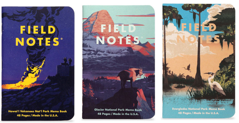 Field Notes National Parks - Series F