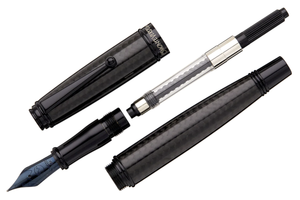 Monteverde Invincia Deluxe Fountain Pen - Black - Extra Fine